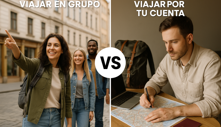 ¿Viajar en grupo o por tu cuenta? La guía definitiva para elegir tu mejor forma de viajar